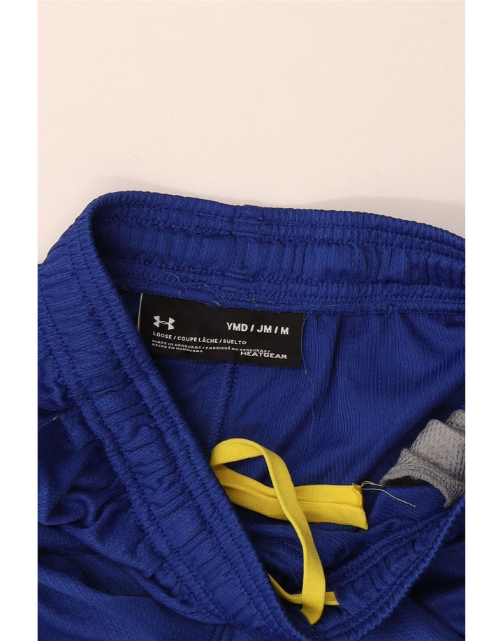 Pantaloncini sportivi UNDER ARMOUR Heat Gear Graphic da ragazzo 9-10 anni blu medio