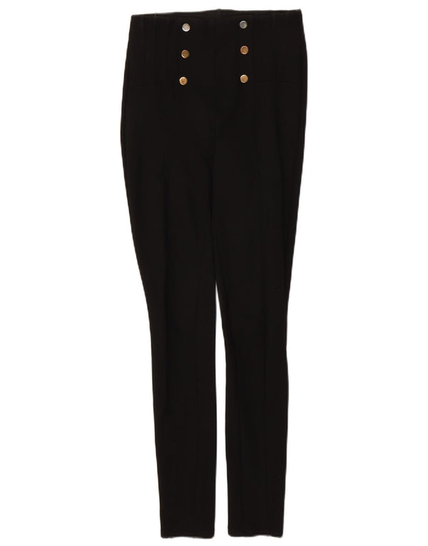 Pantaloni skinny casual a vita alta da donna Zara XS W24 L27 Neri