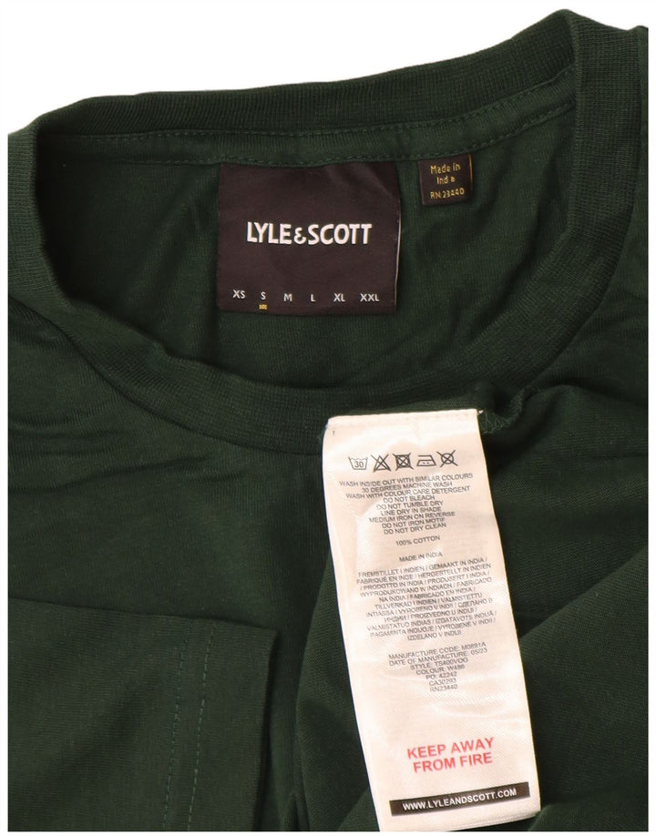 T-shirt da uomo Lyle & Scott Top piccola in cotone verde