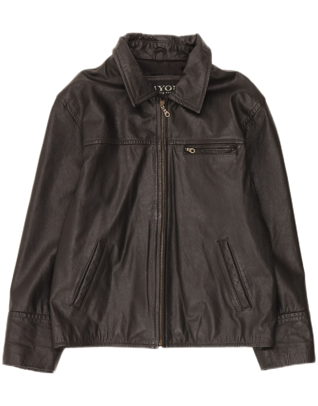 Giacca in pelle da uomo 4 You UK 38 Pelle nera media