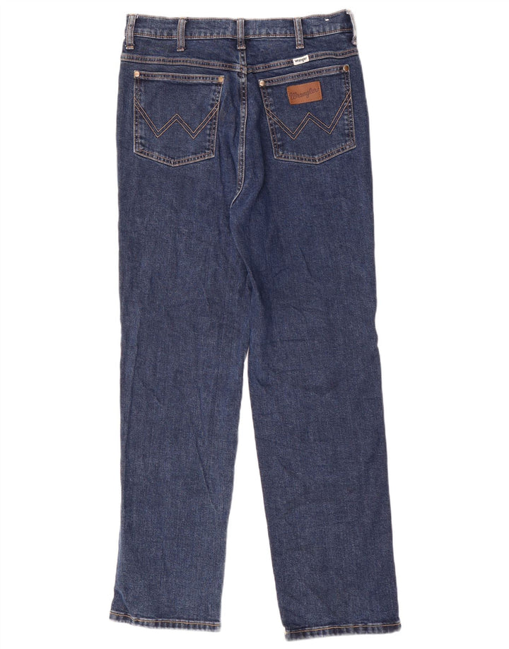 Jeans dritti da uomo Wrangler Wild West W31 L30 cotone blu