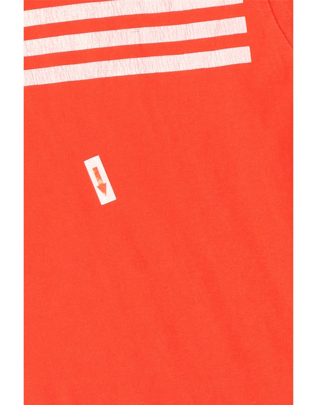 T-shirt grafica da uomo Adidas Top in cotone rosso medio