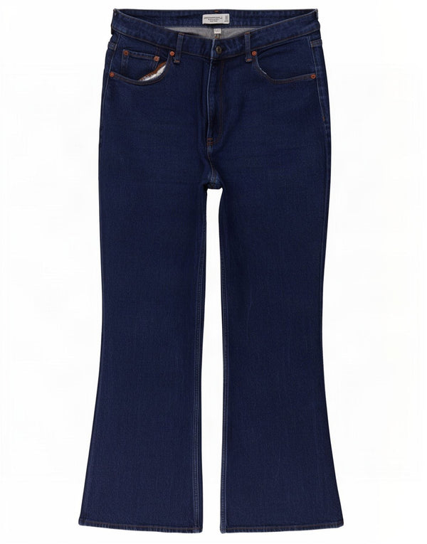 Jeans svasati Curve da donna Abercrombie & Fitch US 16 2XL W33 L33 Blu
