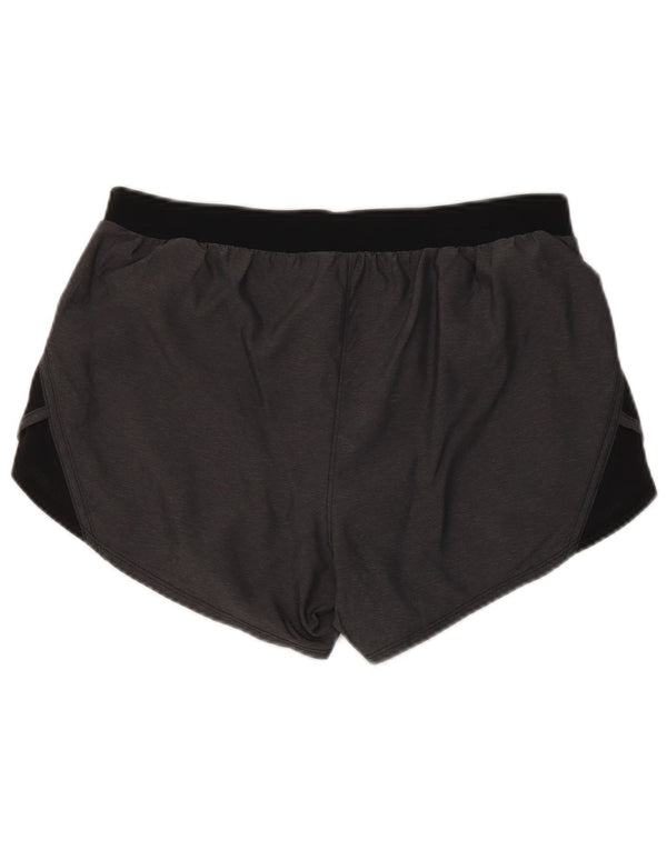 Pantaloncini sportivi Under Armour da donna Heat Gear UK 14 Poliestere grigio medio