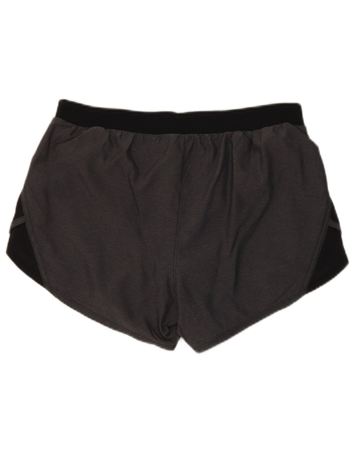 Pantaloncini sportivi Under Armour da donna Heat Gear UK 14 Poliestere grigio medio