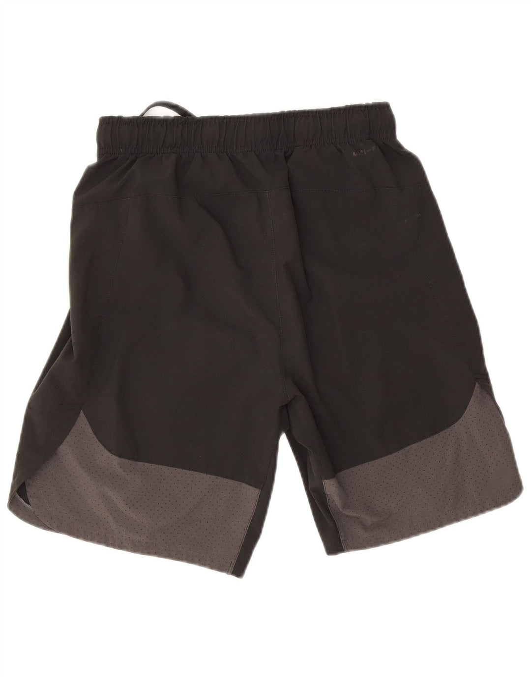 Pantaloncini sportivi Nike da uomo Dri Fit piccoli in poliestere color block nero
