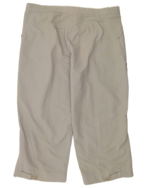 Pantaloni da tuta ADIDAS Capri da donna UK 14 Sport in poliammide verde medio