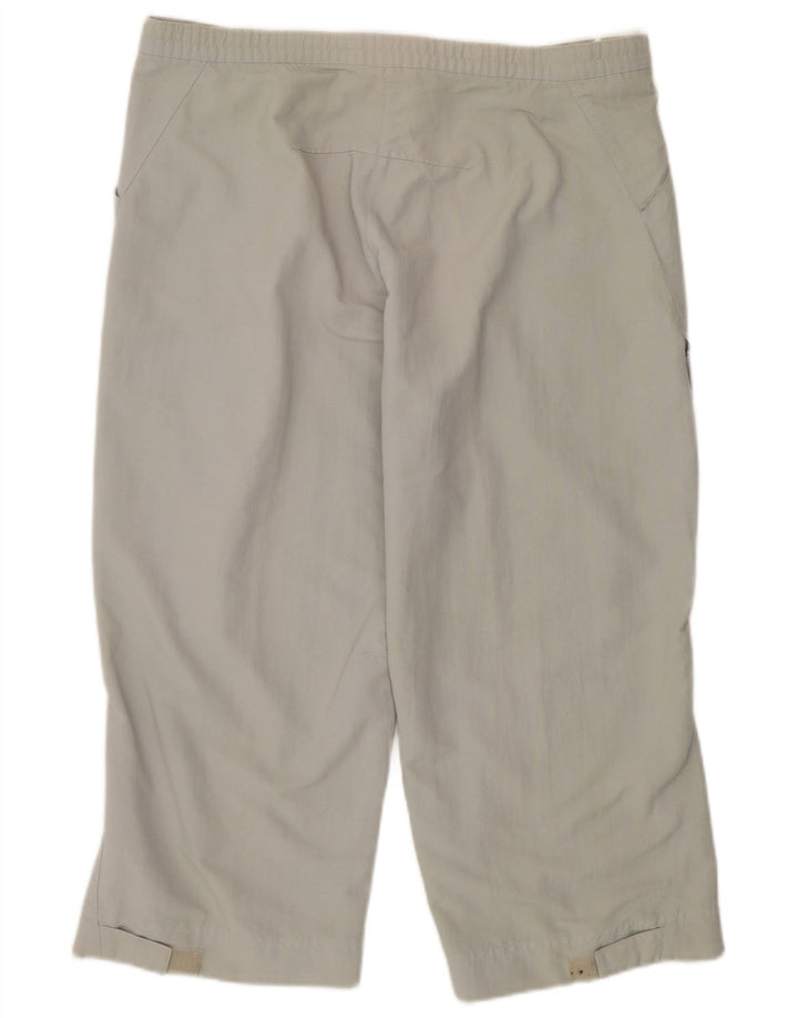 Pantaloni da tuta ADIDAS Capri da donna UK 14 Sport in poliammide verde medio