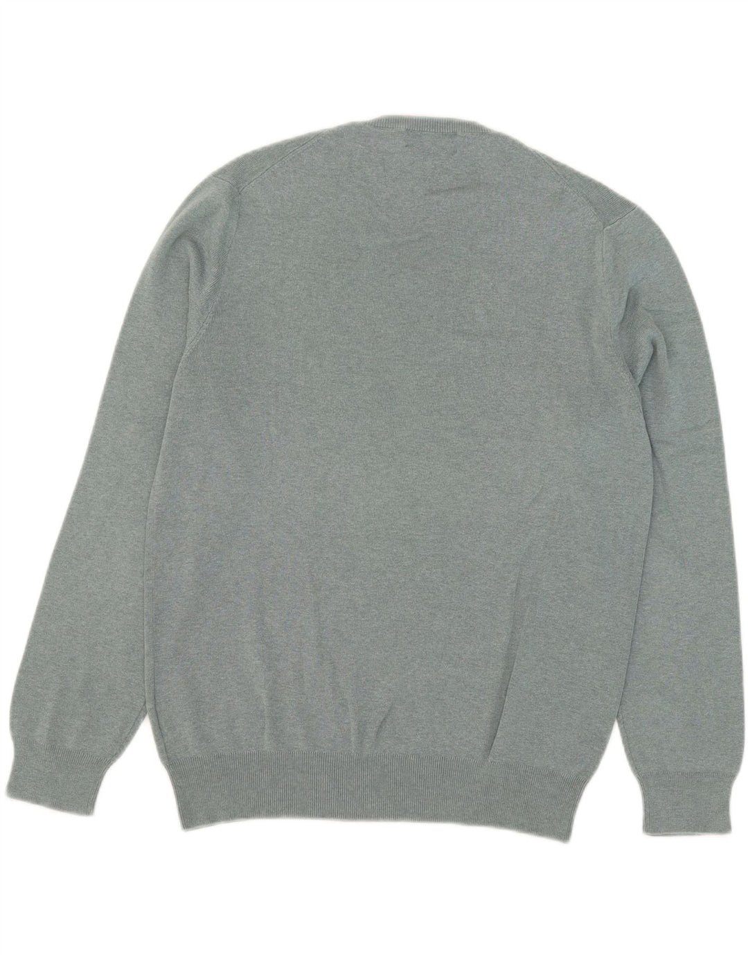 Polo Ralph Lauren Maglione da uomo con scollo a V in cotone grigio medio