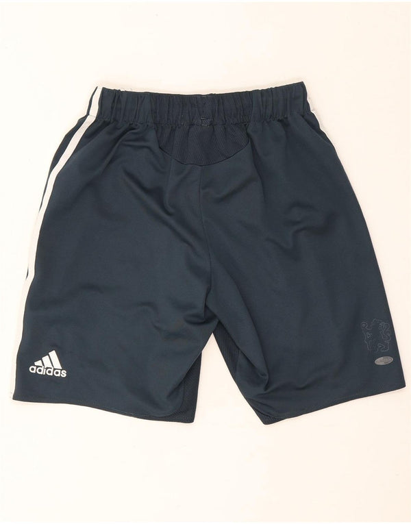 Adidas Mens Chelsea FC Sport Shorts Medium Navy Blue Polyester