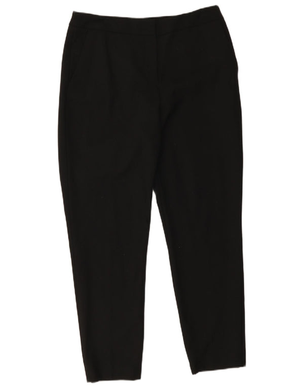 Pantaloni chino slim da donna Hobbs UK 12 medi W32 L28 lana nera