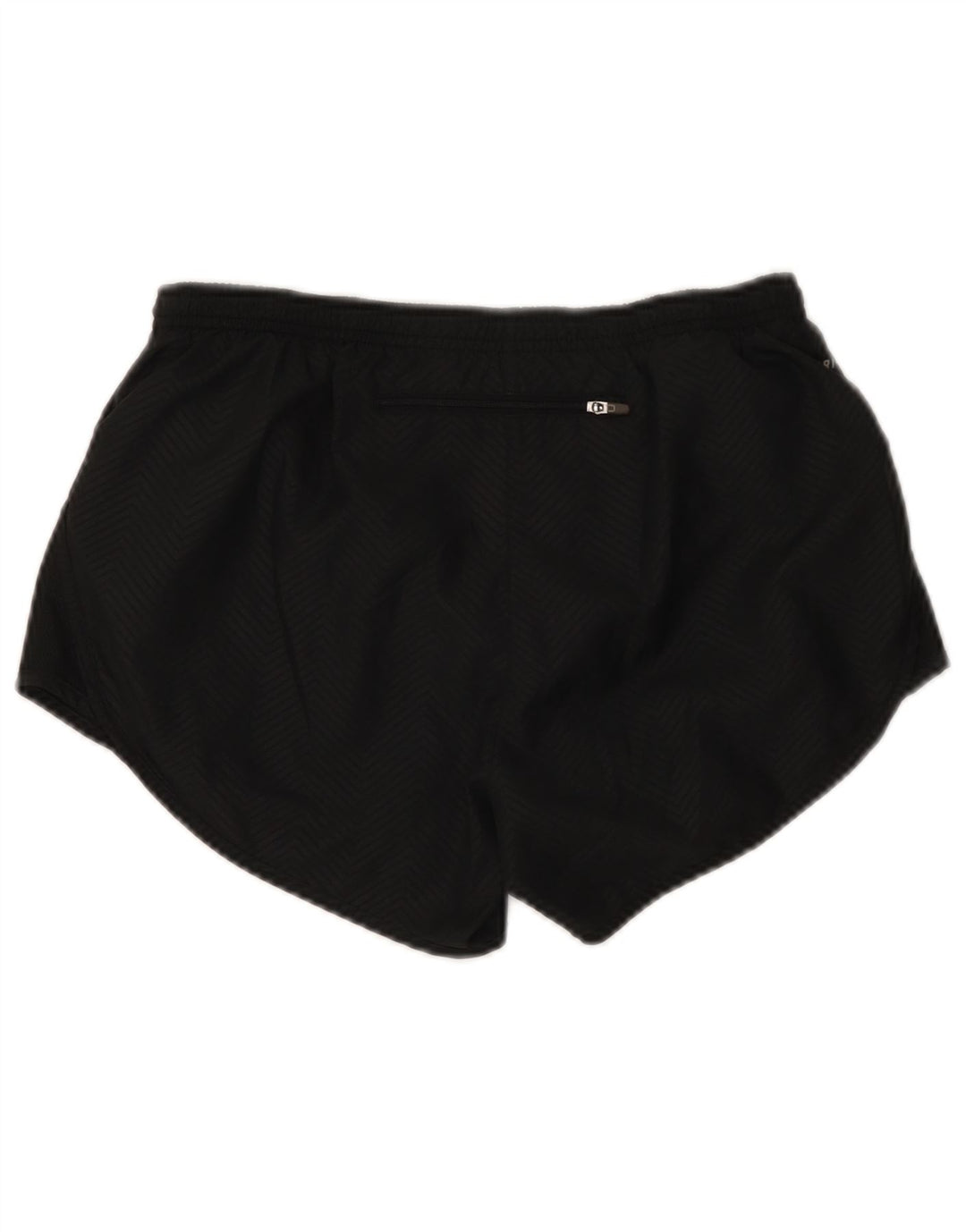 Pantaloncini sportivi Nike Dri Fit da donna UK 10 Small Black Chevron Poliestere