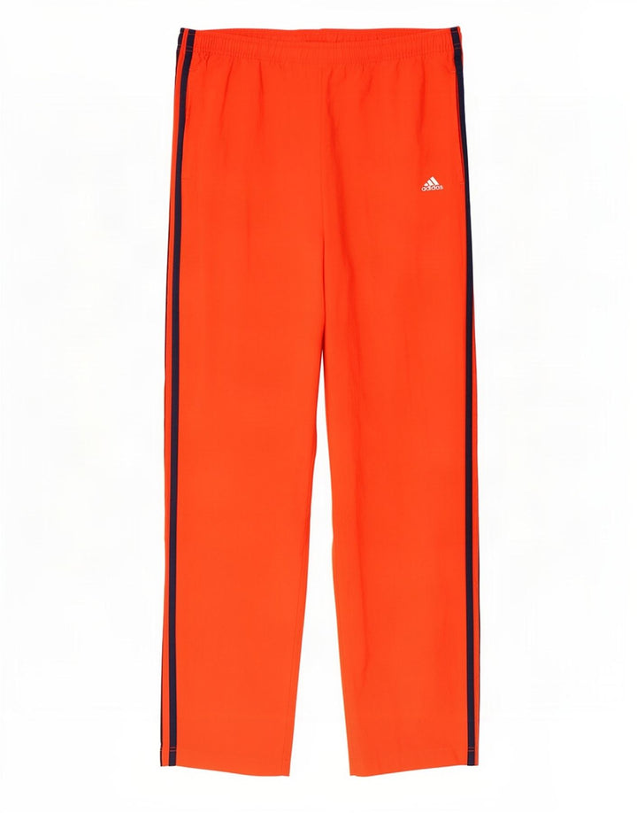 Pantaloni da tuta Adidas da uomo in nylon rosso medio