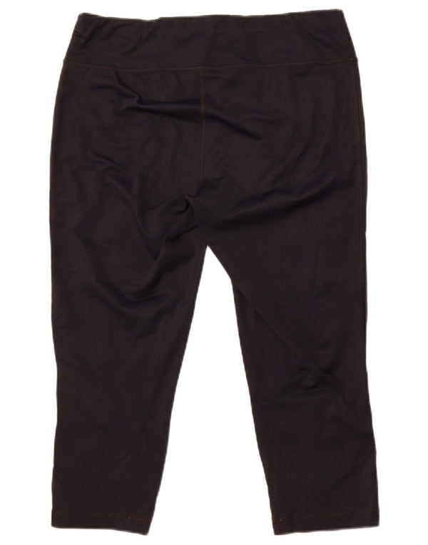 Leggings Capri da donna Fila UK 16 Large nylon nero