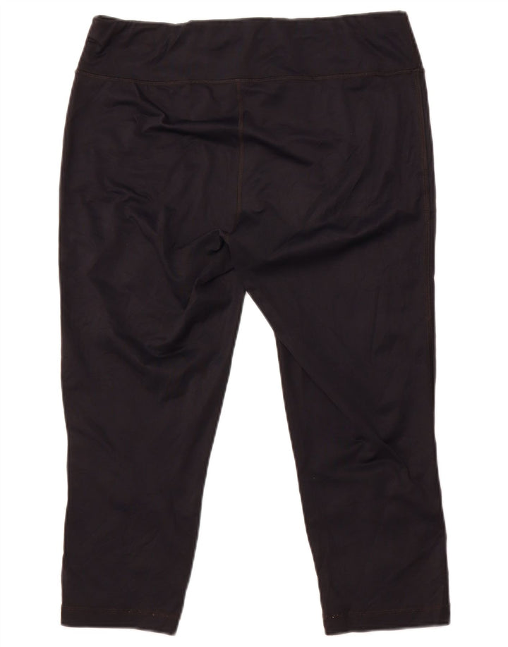 Leggings Capri da donna Fila UK 16 Large nylon nero