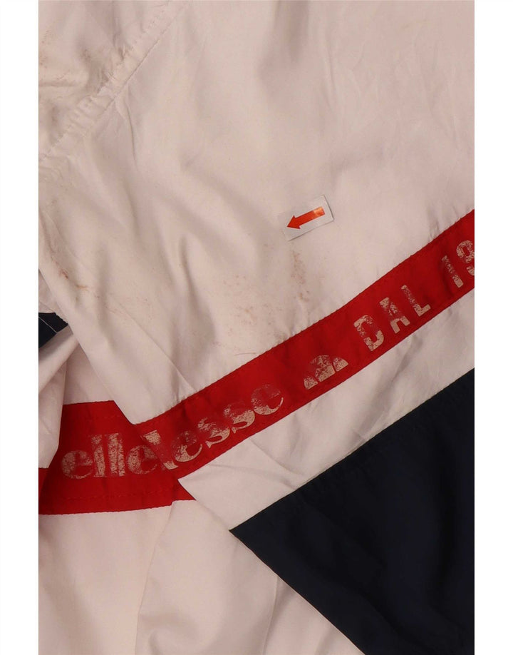Giacca da ginnastica grafica da uomo Ellesse, grande, colore bianco