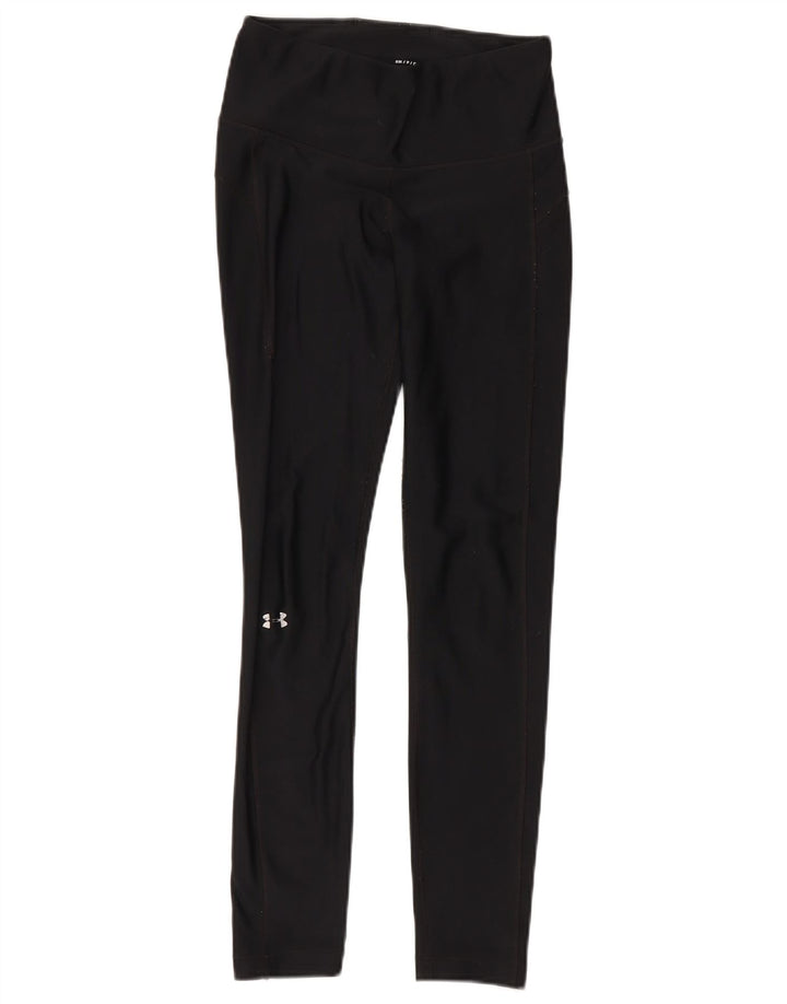 Leggings Heat Gear da donna UNDER ARMOUR UK 10 piccoli neri