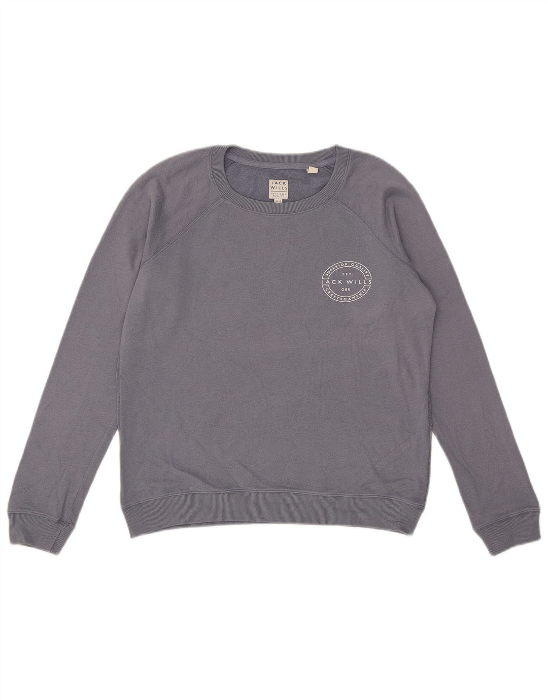Felpa oversize da donna Jack Wills UK 10 piccola blu