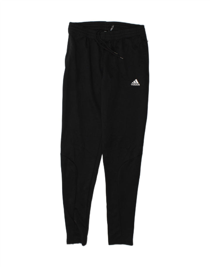 ADIDAS Womens Climalite Tracksuit Trousers UK 8/10 Small  Black Polyester Vintage Adidas and Second-Hand Adidas from Messina Hembry 
