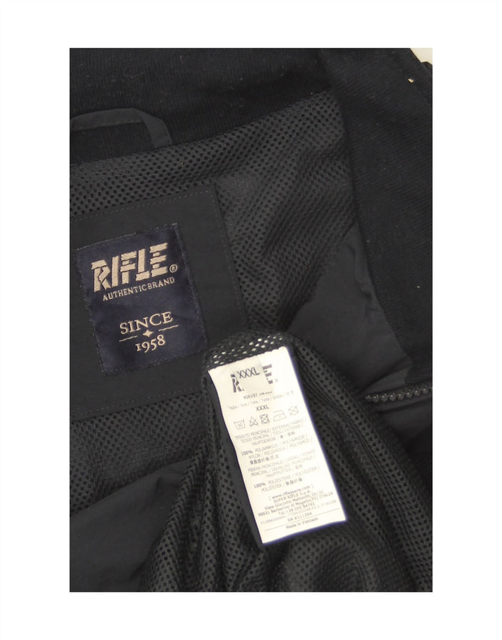 Giubbotto bomber da uomo Rifle UK 46 3XL Blu Navy Poliammide