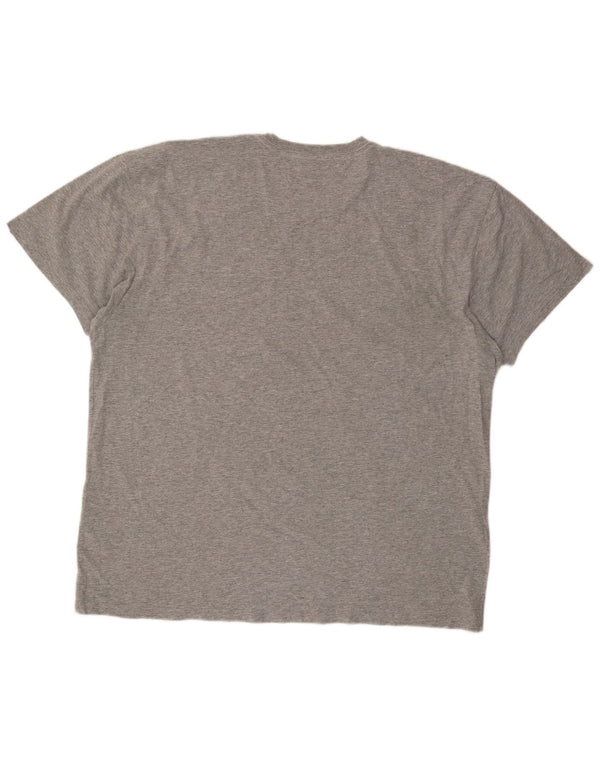 T-shirt grafica da uomo con vestibilità classica Vans 2XL in cotone chiazzato grigio