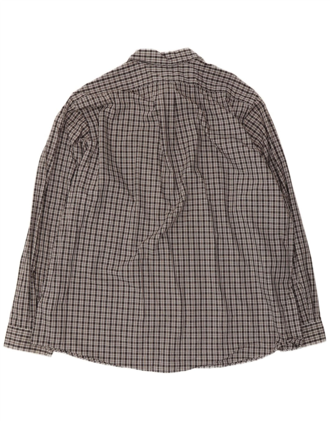 Camicia da uomo vestibilità comoda Eddie Bauer 2XL cotone a quadri nero