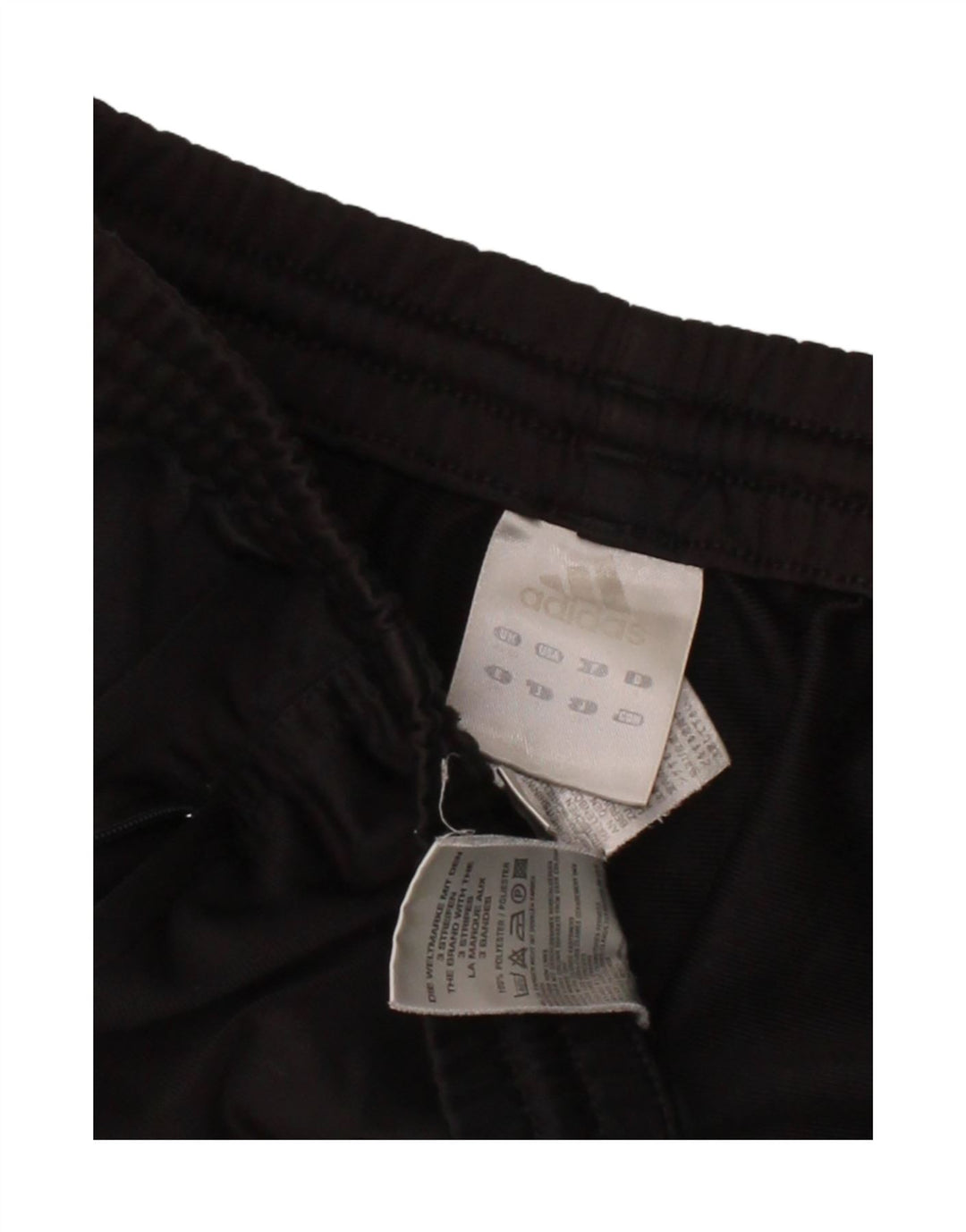 ADIDAS Mens Tracksuit Trousers Joggers 2XL  Black Polyester Vintage Adidas and Second-Hand Adidas from Messina Hembry 