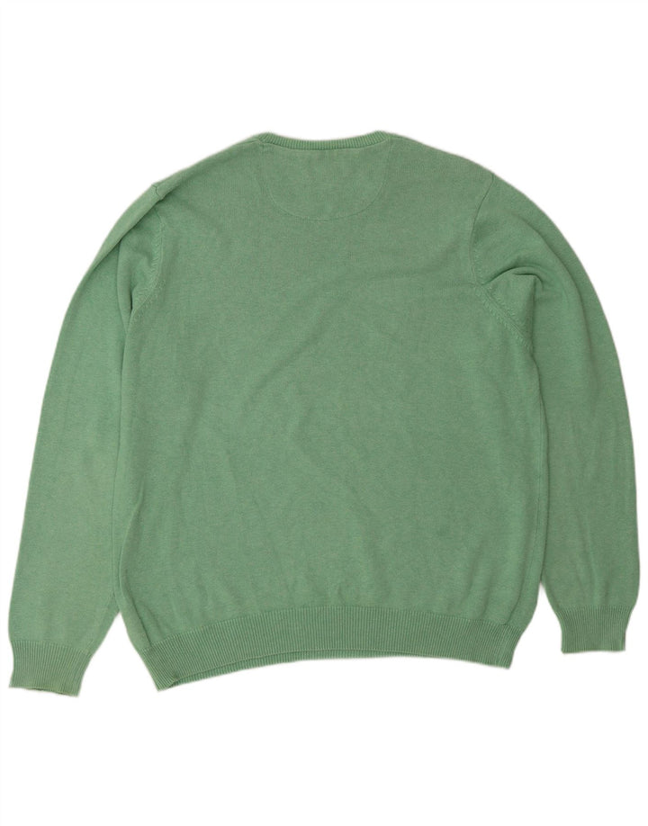 Maglione maglione girocollo vestibilità regolare da uomo Marks & Spencer grande verde