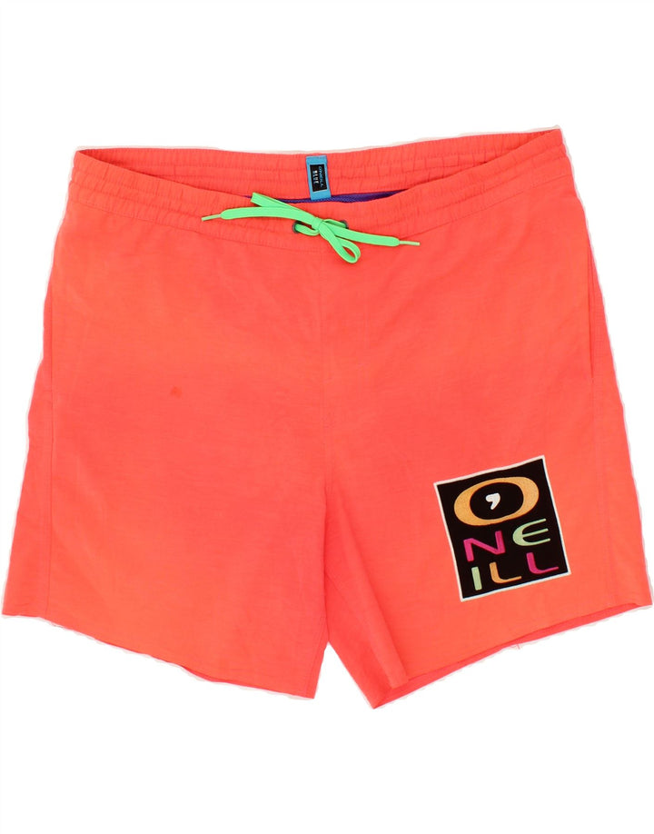 O'NEILL Mens Graphic Sport Shorts Medium Red Polyester Vintage O'Neill and Second-Hand O'Neill from Messina Hembry 