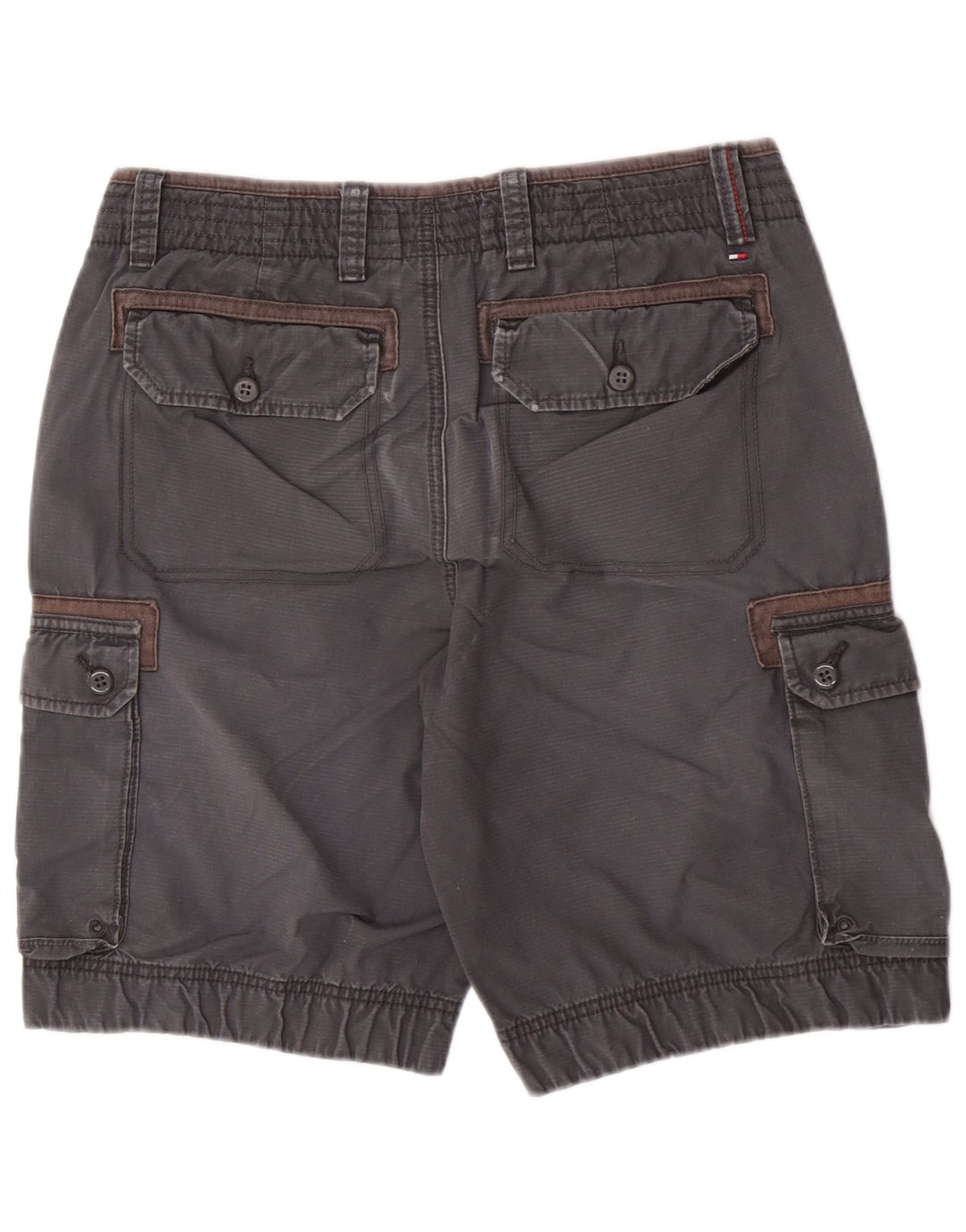 Pantaloncini cargo da uomo Tommy Hilfiger medi W31 in cotone grigio