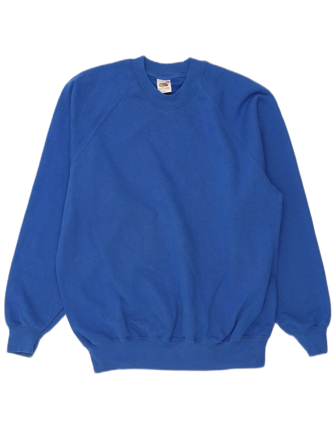 Felpa da uomo dalla vestibilità regolare di Fruit Of The Loom in cotone blu medio