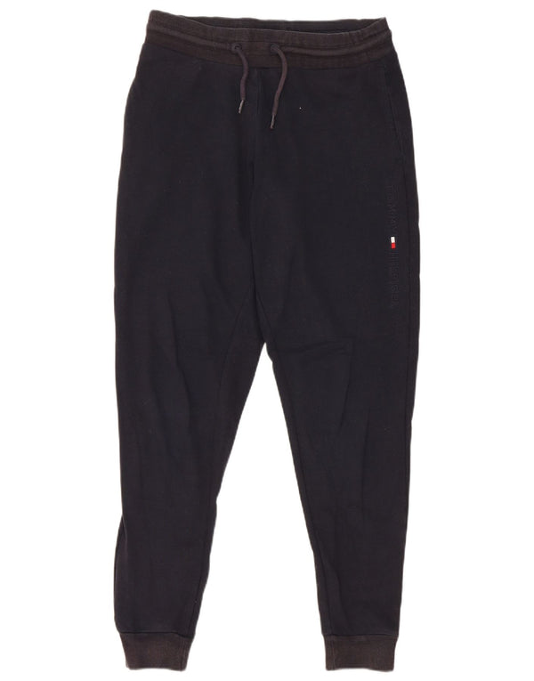 Pantaloni da tuta da uomo Tommy Hilfiger Joggers medio cotone blu navy