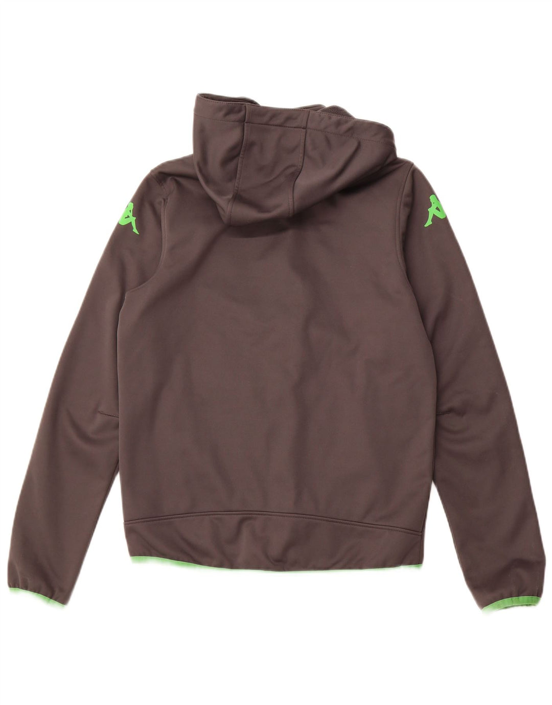 Giacca da ginnastica con cappuccio da uomo KAPPA Borussia Mönchengladbach piccola grigia