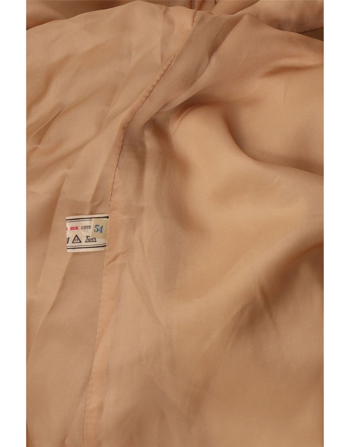 Trench da uomo vintage UK 38 Poliestere beige medio