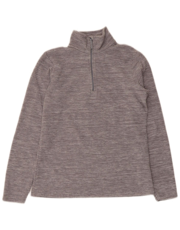 Maglione in pile da donna con collo e zip Mountain Warehouse UK 8 piccolo grigio screziato