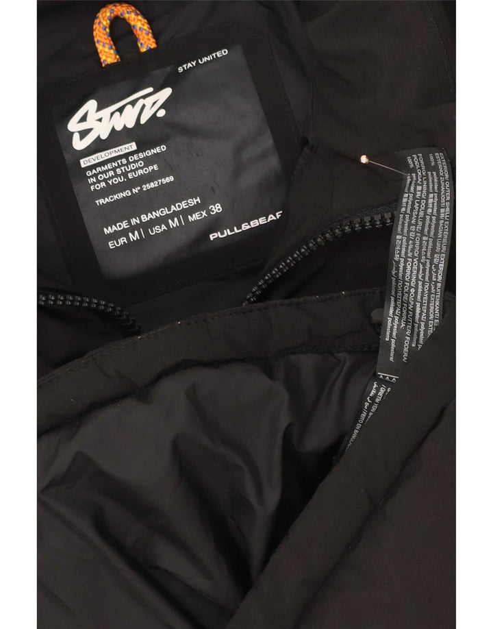 Gilet imbottito da uomo Pull & Bear UK 38 medio nero poliestere