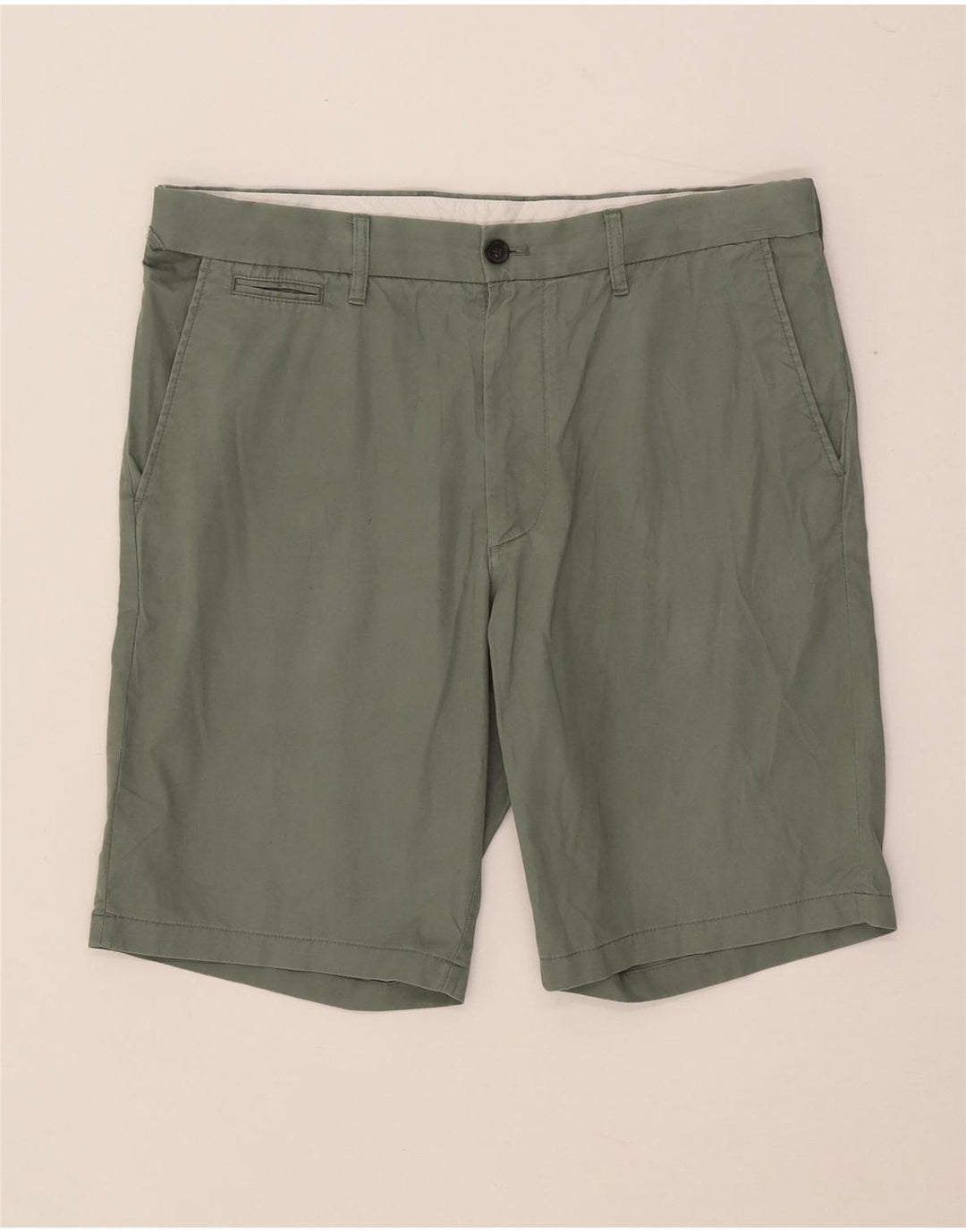 Pantaloncini chino da uomo Marks & Spencer W34 grandi in cotone verde
