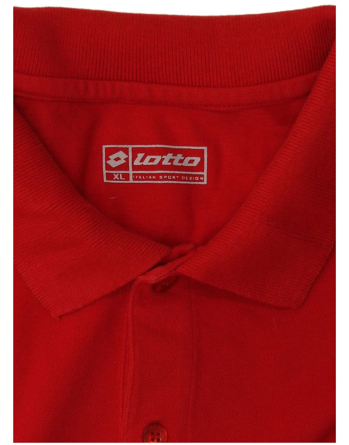 Polo da uomo Lotto XL Rossa