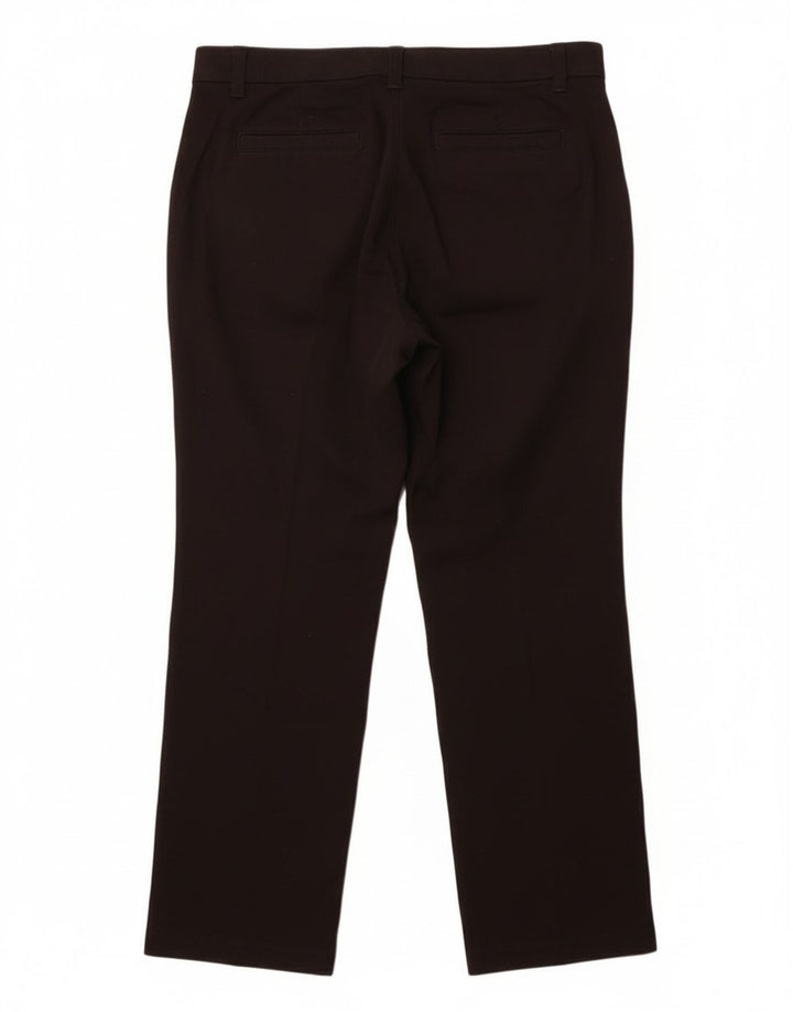 Pantaloni chino dritti da donna a vita media Lee US 12 Large W32 L28 neri