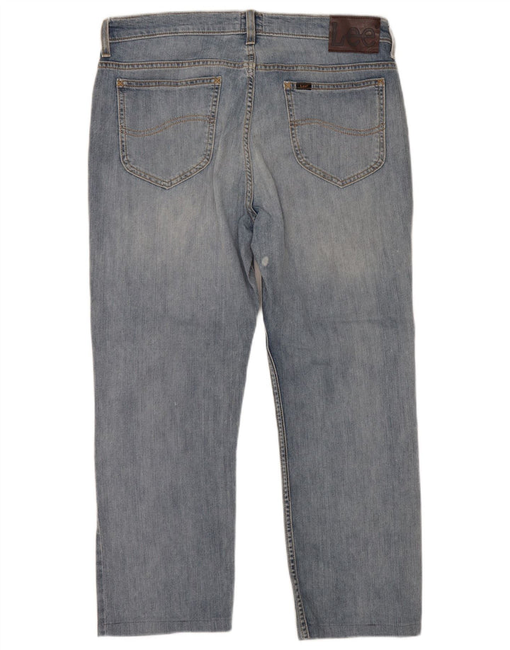 Jeans corti Lee da donna W32 L24 Blu