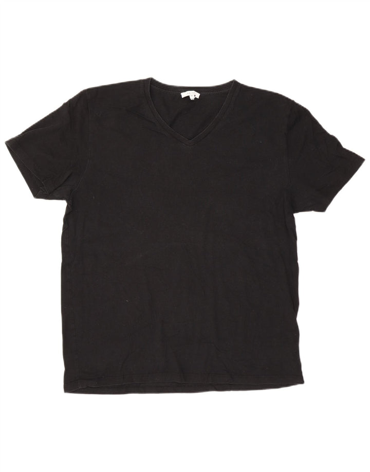 T-shirt da uomo Reiss Top XL in cotone nero