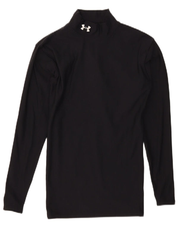 Under Armour Mens Cold Gear Top manica lunga piccolo poliestere nero