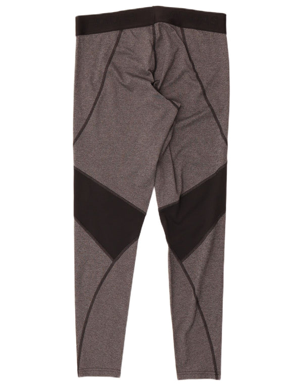 Leggings Adidas Climacool da donna UK 16/18 Large Grigio Colourblock