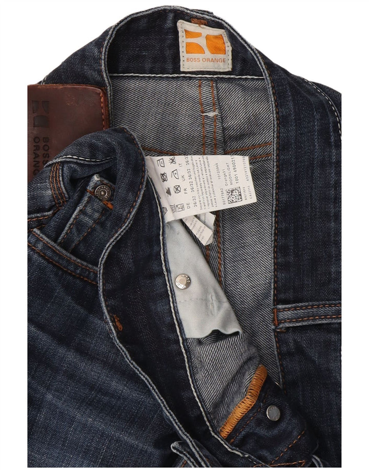 Pantaloncini di jeans da uomo Hugo Boss W36 grandi blu