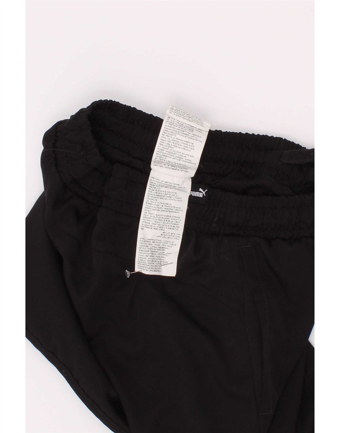 Pantaloncini sportivi Puma da bambino 7-8 anni in poliestere nero