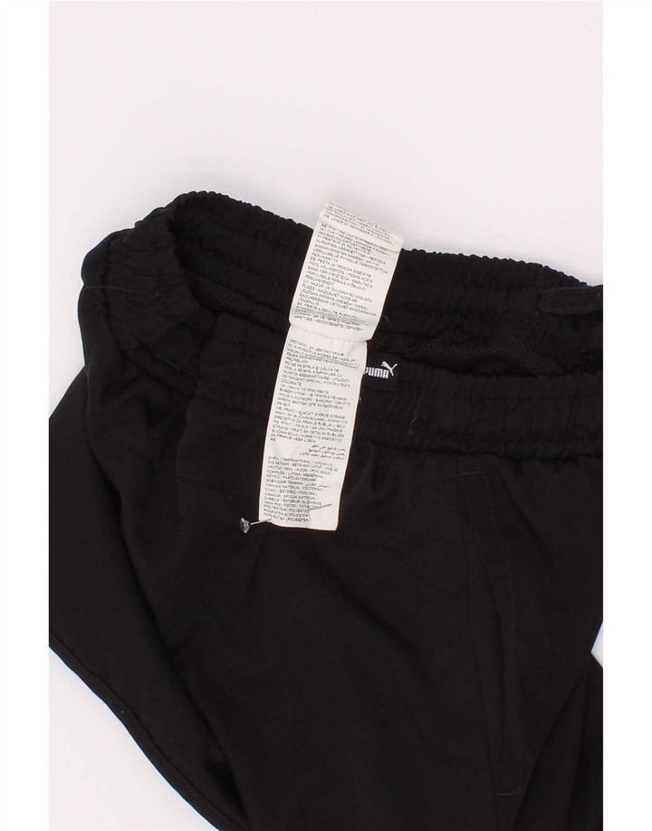 Pantaloncini sportivi Puma da bambino 7-8 anni in poliestere nero
