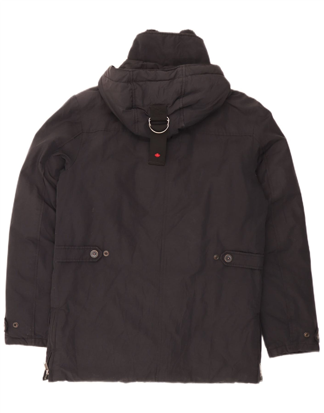 Giacca imbottita con cappuccio da uomo Canadiens IT 48 cotone medio nero