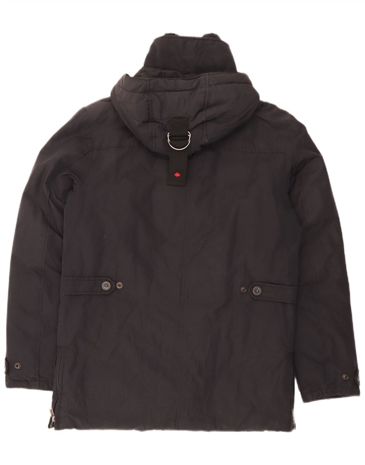 Giacca imbottita con cappuccio da uomo Canadiens IT 48 cotone medio nero