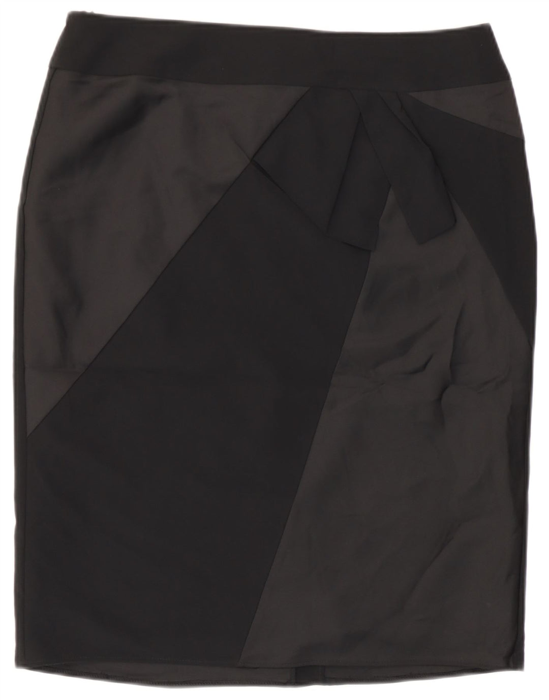 Gonna a tubino da donna Marks & Spencer UK 14 grande W32 poliestere nero