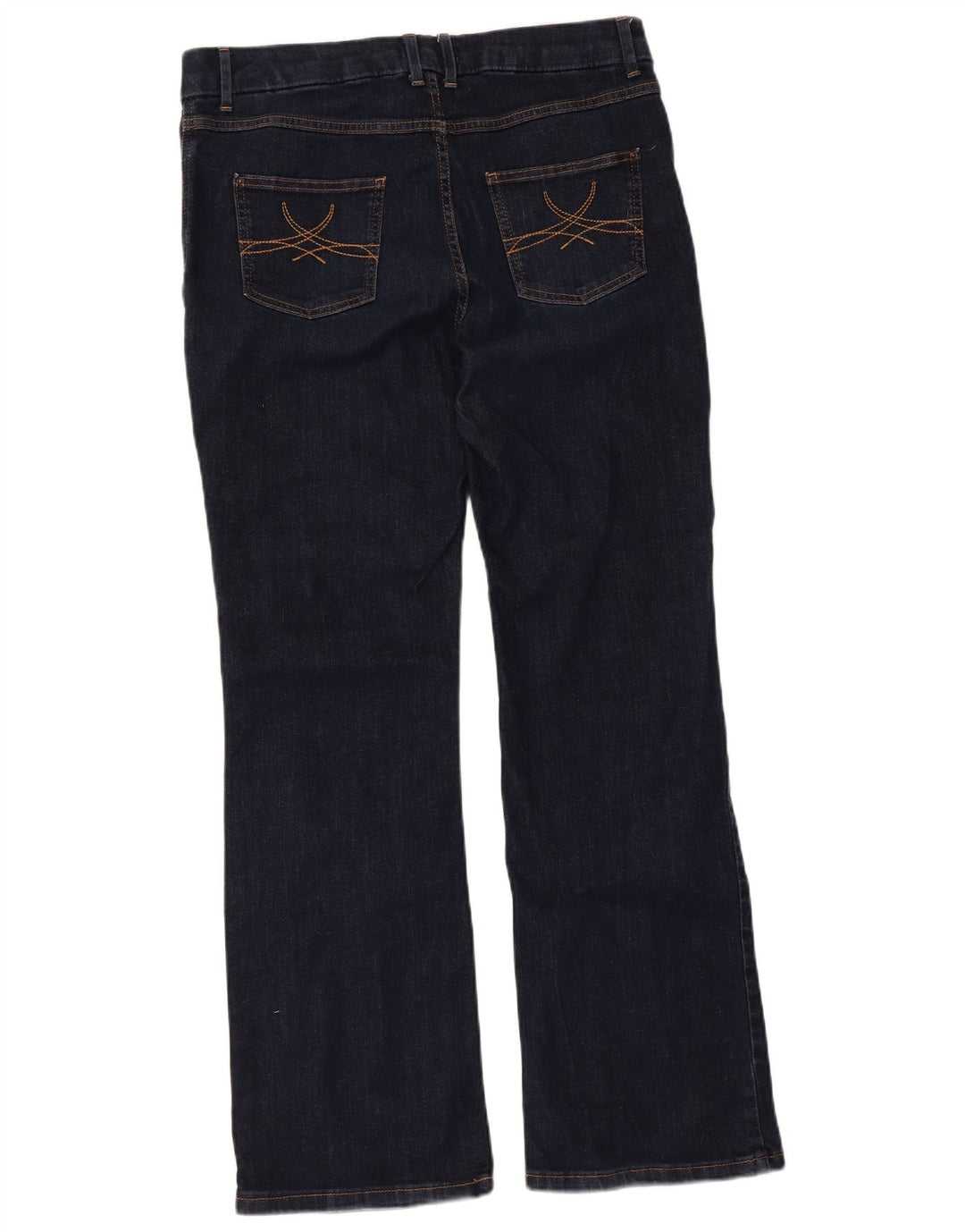 Jeans Bootcut da donna Marks & Spencer UK 16 Large W34 L30 Cotone blu navy